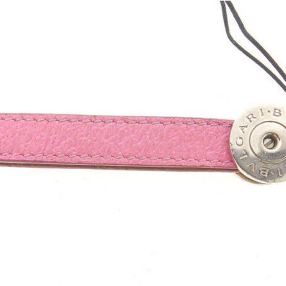 Bvlgari Cell phone strap Silver Pink Woman Authentic Used - Picture 3 of 5